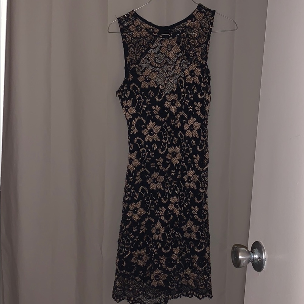 Short Floral Open Back Dress